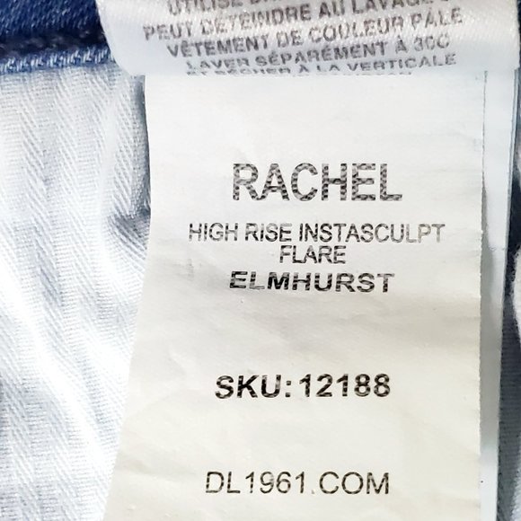 DL1961 Rachel High Waist Flare Denim Jeans - Picture 9 of 9
